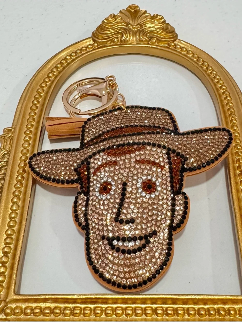 New Crystal Cowboy Woody Keychain